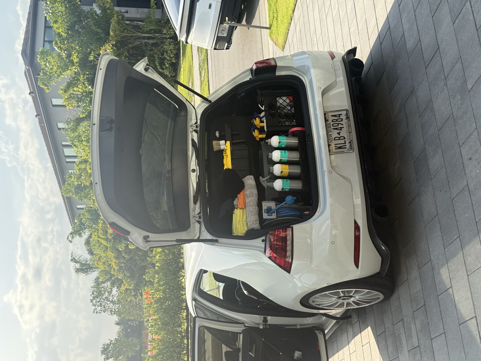Papaya mobile detailing setup with onboard spot-free water